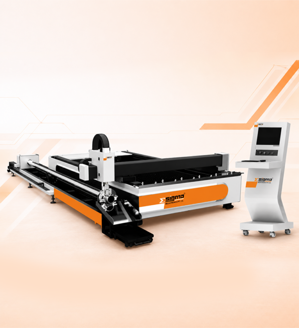 V - Fiber Laser Cutting Machine with TubePipe Cutting Attachment laser cutting machine with tube pipe cutting attachment